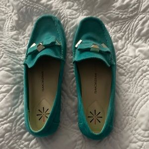 Isaac mizrahi suede loafer
